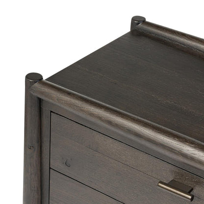 Four Hands - Bolton - Glenview Nightstand - Cracked Smoked Black Veneer - 236473-002 veiw 8