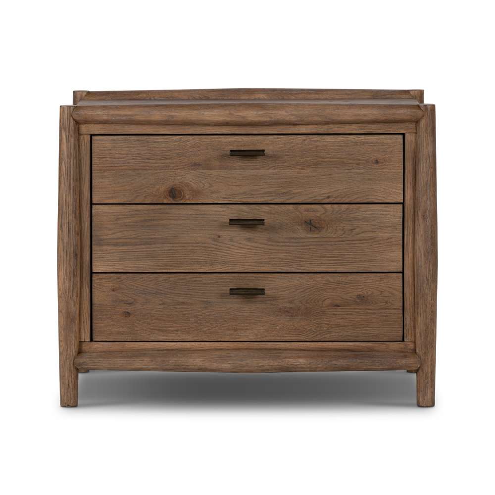 Four Hands - Bolton - Glenview Nightstand-Weathered Oak - 236473-001 veiw 3