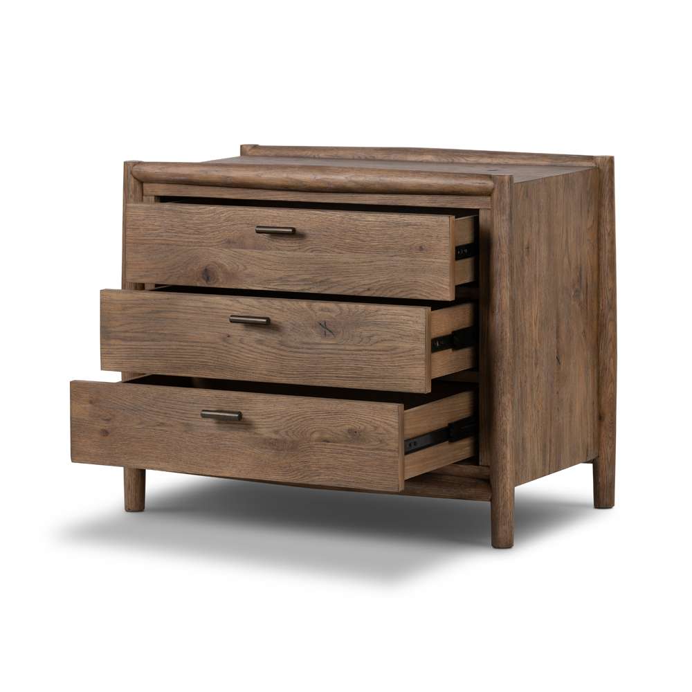Four Hands - Bolton - Glenview Nightstand-Weathered Oak - 236473-001 veiw 4