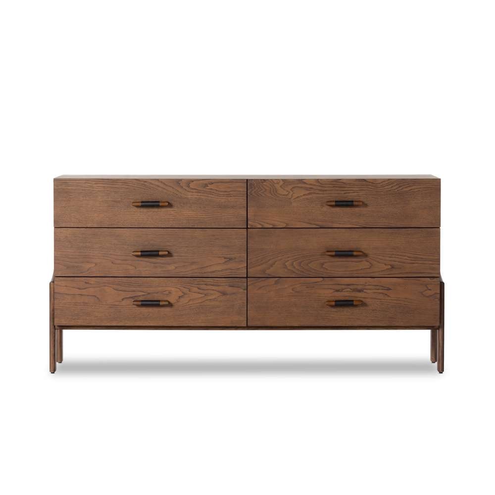 Four Hands - Bolton - Halston 6 Drawer Dresser-Terra Brown Ash - 232428-001 veiw 4