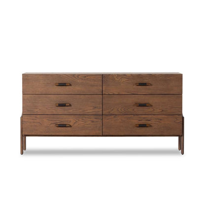 Four Hands - Bolton - Halston 6 Drawer Dresser-Terra Brown Ash - 232428-001 veiw 4