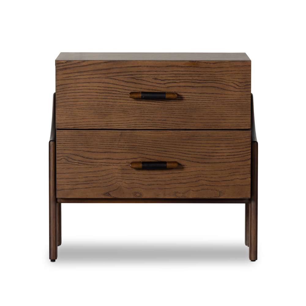 Four Hands - Bolton - Halston Nightstand-Terra Brown Ash - 232430-001 veiw 4