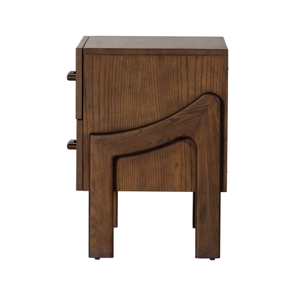 Four Hands - Bolton - Halston Nightstand-Terra Brown Ash - 232430-001 veiw 6