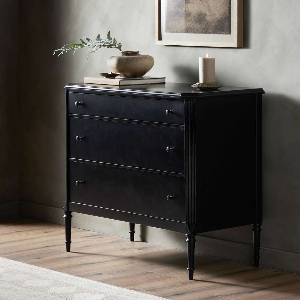 Four Hands - Bolton - Lendon 3 Drawer Dresser - Black - 101999-002 veiw 9