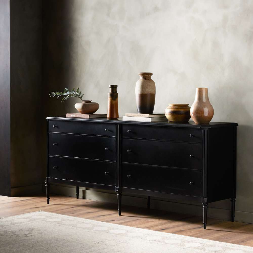 Four Hands - Bolton - Lendon 6 Drawer Dresser - Black - 238632-001 veiw 11