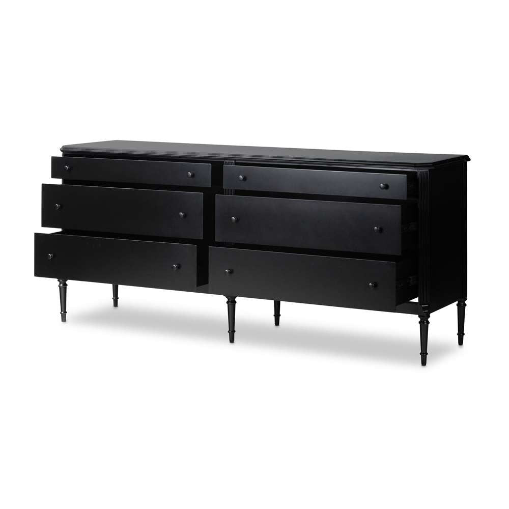 Four Hands - Bolton - Lendon 6 Drawer Dresser - Black - 238632-001 veiw 12