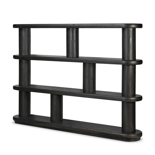 Four Hands - Bolton - Luciana Bookcase - Ebony Oak Veneer - 241453-002 veiw 1