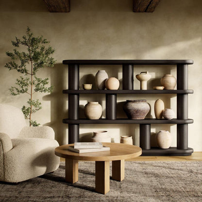 Four Hands - Bolton - Luciana Bookcase - Ebony Oak Veneer - 241453-002 veiw 10