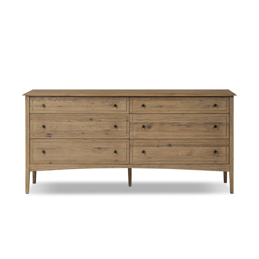 Four Hands - Bolton - Maggie 6 Drawer Dresser - Aged Smoked Oak Resawn - 246648-003 veiw 2