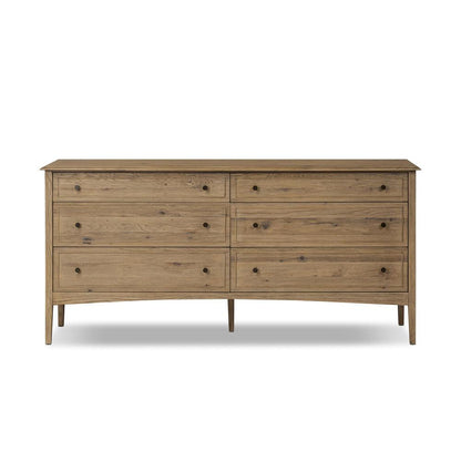 Four Hands - Bolton - Maggie 6 Drawer Dresser - Aged Smoked Oak Resawn - 246648-003 veiw 2