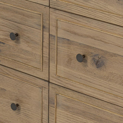 Four Hands - Bolton - Maggie 6 Drawer Dresser - Aged Smoked Oak Resawn - 246648-003 veiw 9