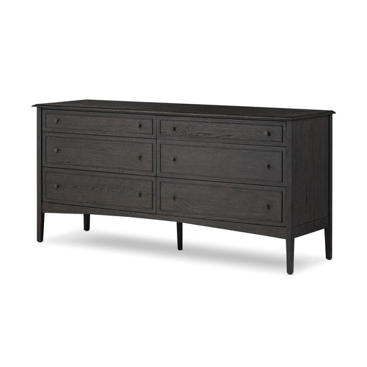 Four Hands - Bolton - Maggie 6 Drawer Dresser - Smoked Black Oak Veneer - 246648-002 veiw 1