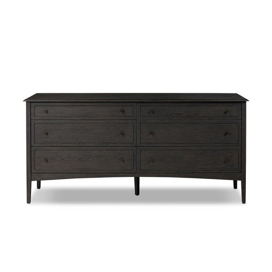 Four Hands - Bolton - Maggie 6 Drawer Dresser - Smoked Black Oak Veneer - 246648-002 veiw 2