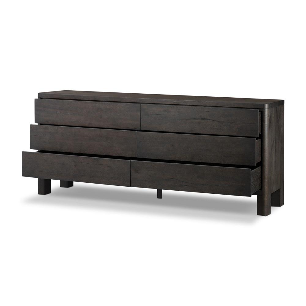 Four Hands - Bolton - Noeline 6-Drawer Dresser - Smoked Black Oak Veneer - 240593-001 veiw 3