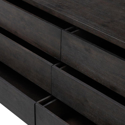 Four Hands - Bolton - Noeline 6-Drawer Dresser - Smoked Black Oak Veneer - 240593-001 veiw 11