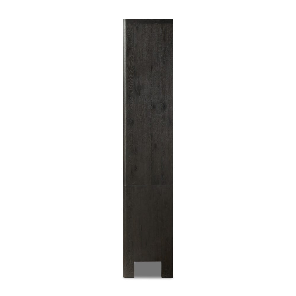 Four Hands - Bolton - Noeline Wide Bookcase - Smoked Black Oak - 241490-001 veiw 4