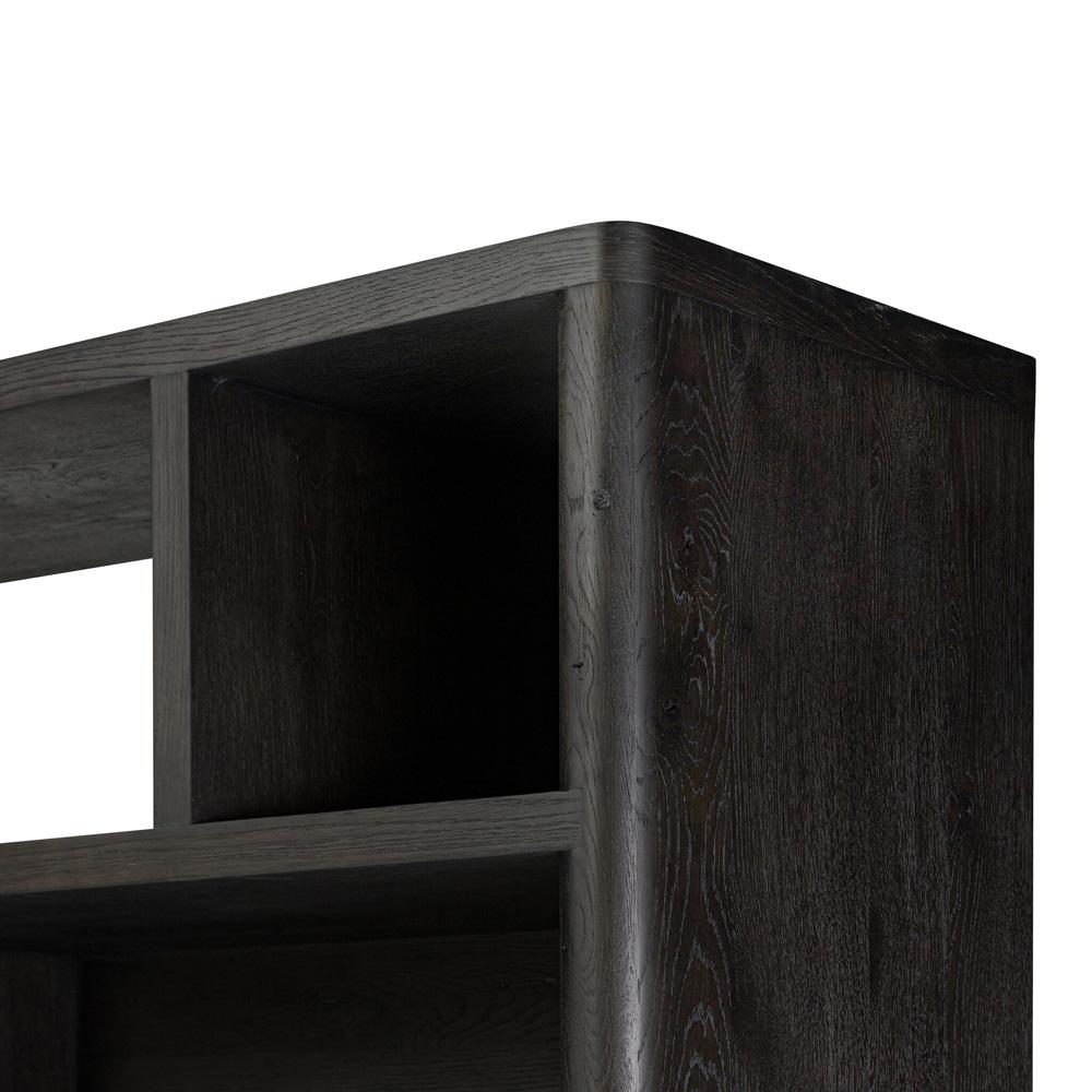 Four Hands - Bolton - Noeline Wide Bookcase - Smoked Black Oak - 241490-001 veiw 7