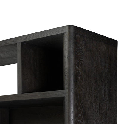 Four Hands - Bolton - Noeline Wide Bookcase - Smoked Black Oak - 241490-001 veiw 7