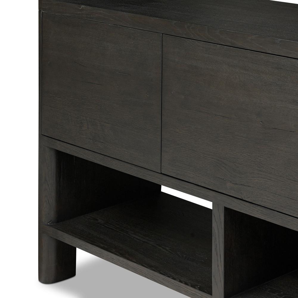 Four Hands - Bolton - Noeline Wide Bookcase - Smoked Black Oak - 241490-001 veiw 9