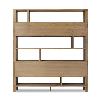 Four Hands - Bolton - Noeline Wide Bookcase - Worn Oak - 241490-002 veiw 3