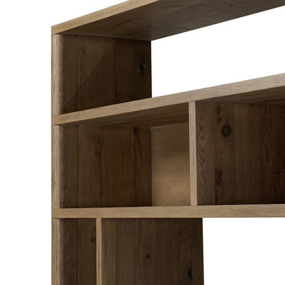 Four Hands - Bolton - Noeline Wide Bookcase - Worn Oak - 241490-002 veiw 6