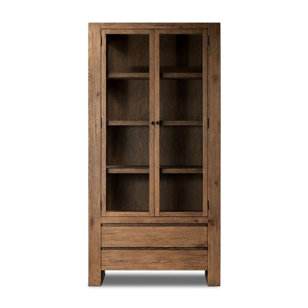 Four Hands - Bolton - Norwich Cabinet - Weathered Oak Veneer - 239758-001 veiw 1