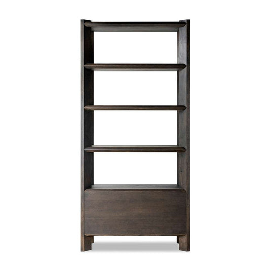 Four Hands - Bolton - Orwin Bookshelf - Smoked Black Oak - 239431-001 veiw 2