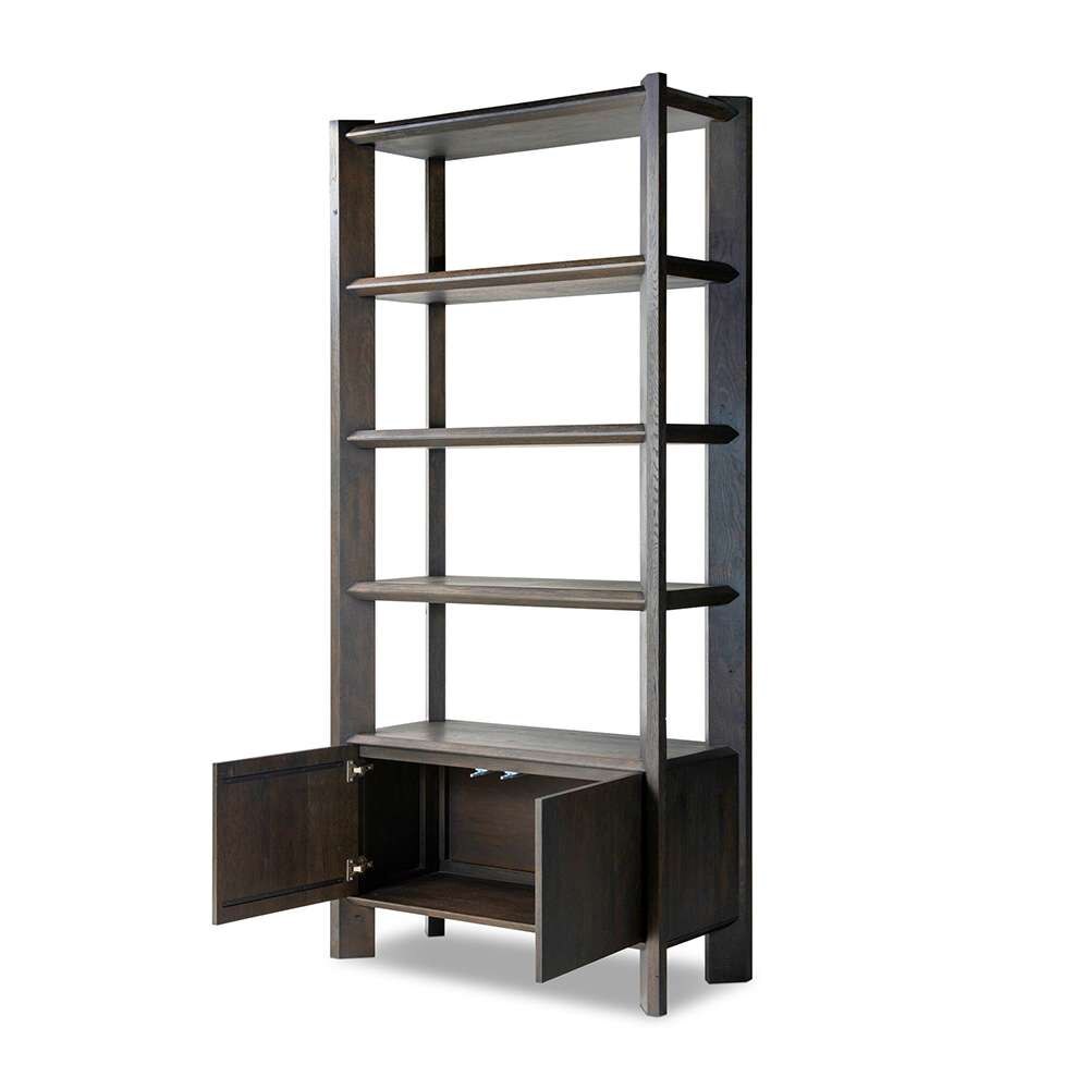 Four Hands - Bolton - Orwin Bookshelf - Smoked Black Oak - 239431-001 veiw 9