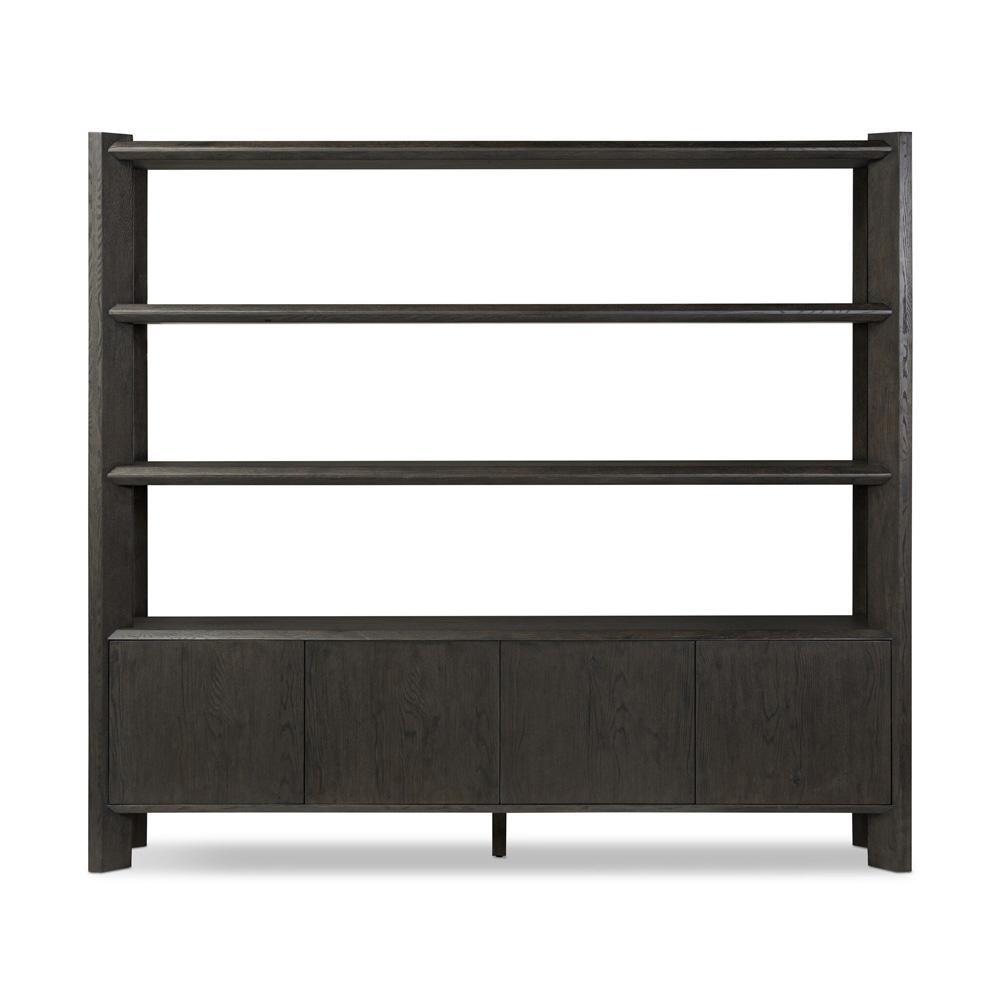 Four Hands - Bolton - Orwin Wide Bookshelf - Smoked Black Oak - 245453-001 veiw 2