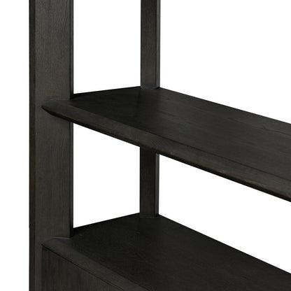 Four Hands - Bolton - Orwin Wide Bookshelf - Smoked Black Oak - 245453-001 veiw 7