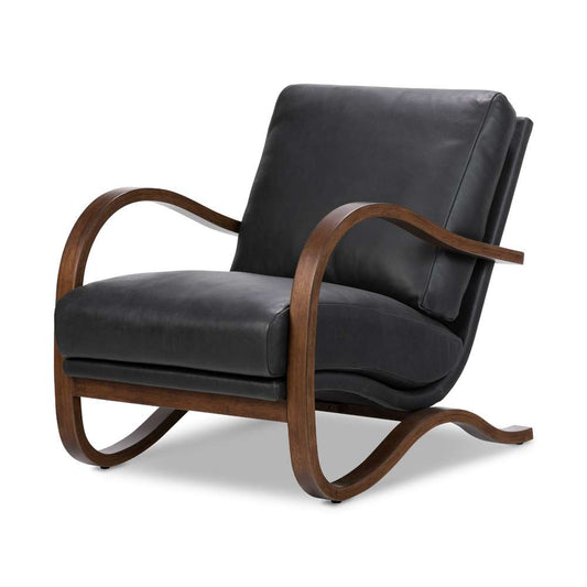 Four Hands - Bolton - Paxon Chair-Brickhouse Black - 234043-001 veiw 1