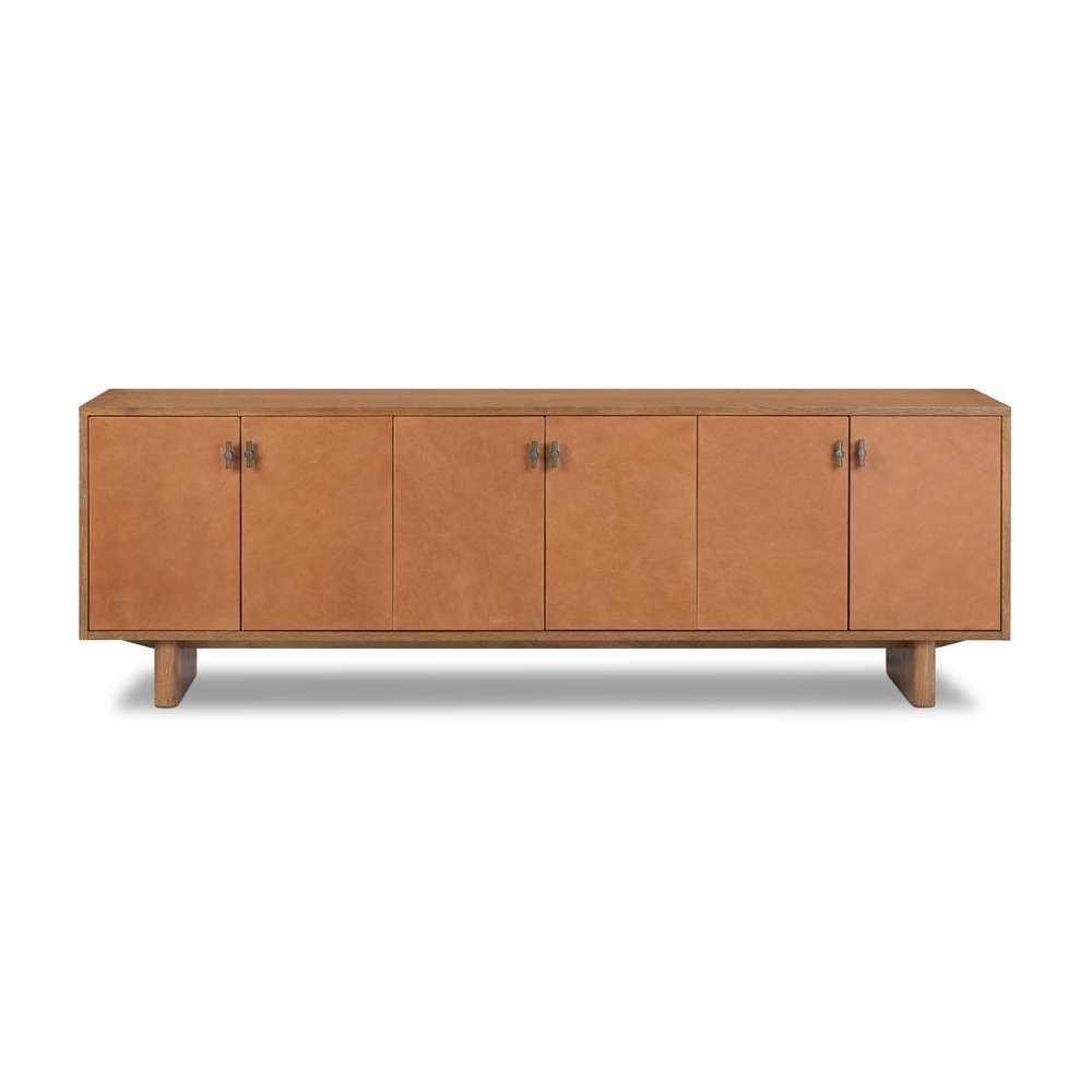 Four Hands - Bolton - Posada Media Console-Amber Oak - 232363-002 veiw 6