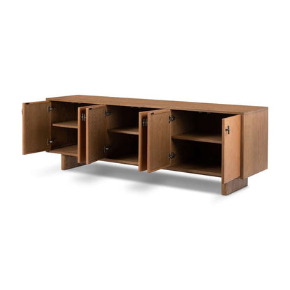 Four Hands - Bolton - Posada Media Console-Amber Oak - 232363-002 veiw 7
