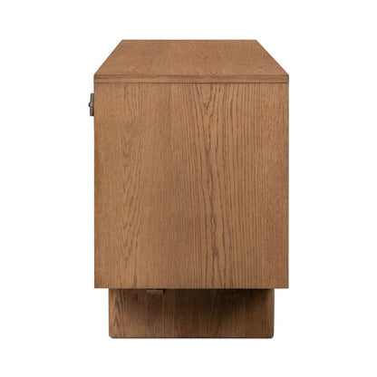 Four Hands - Bolton - Posada Media Console-Amber Oak - 232363-002 veiw 8