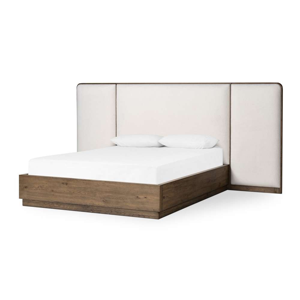 Four Hands - Bolton - Regan Queen Bed - Crete Ivory - 241059-001 veiw 1