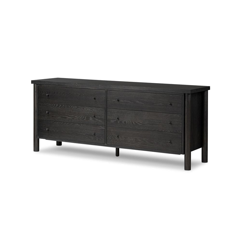Four Hands - Bolton - Roark 6 Drawer Dresser - Ebony Oak Veneer - 236440-002 veiw 1