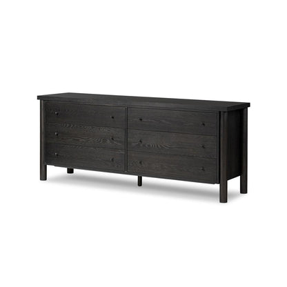 Four Hands - Bolton - Roark 6 Drawer Dresser - Ebony Oak Veneer - 236440-002 veiw 1