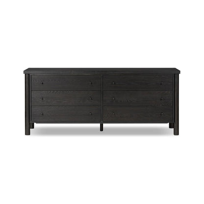 Four Hands - Bolton - Roark 6 Drawer Dresser - Ebony Oak Veneer - 236440-002 veiw 2