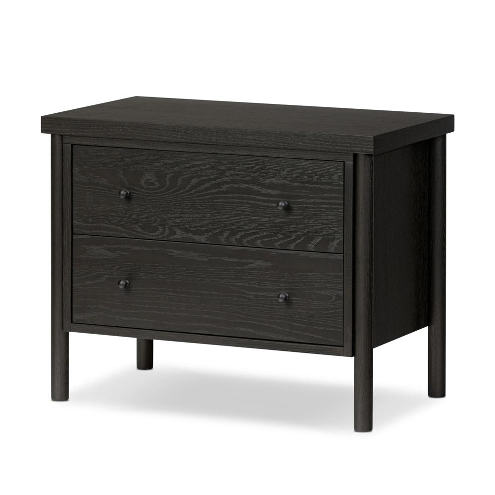 Four Hands - Bolton - Roark Nightstand - Ebony Oak Veneer - 236439-002 veiw 1