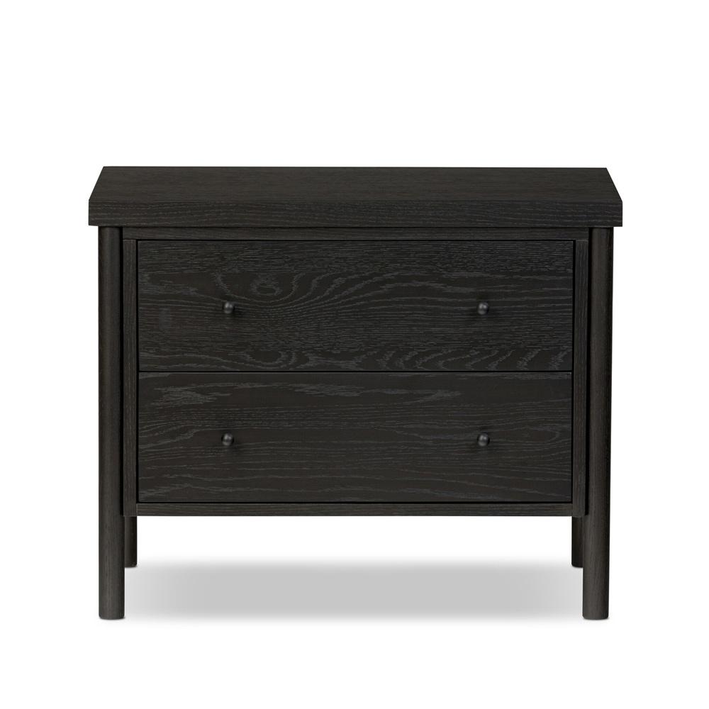 Four Hands - Bolton - Roark Nightstand - Ebony Oak Veneer - 236439-002 veiw 2