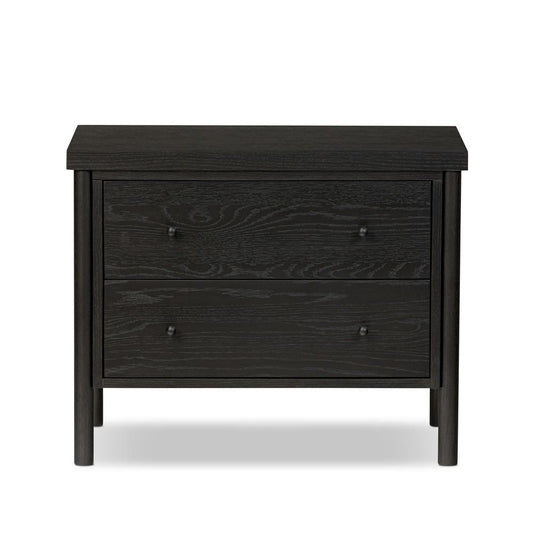 Four Hands - Bolton - Roark Nightstand - Ebony Oak Veneer - 236439-002 veiw 2