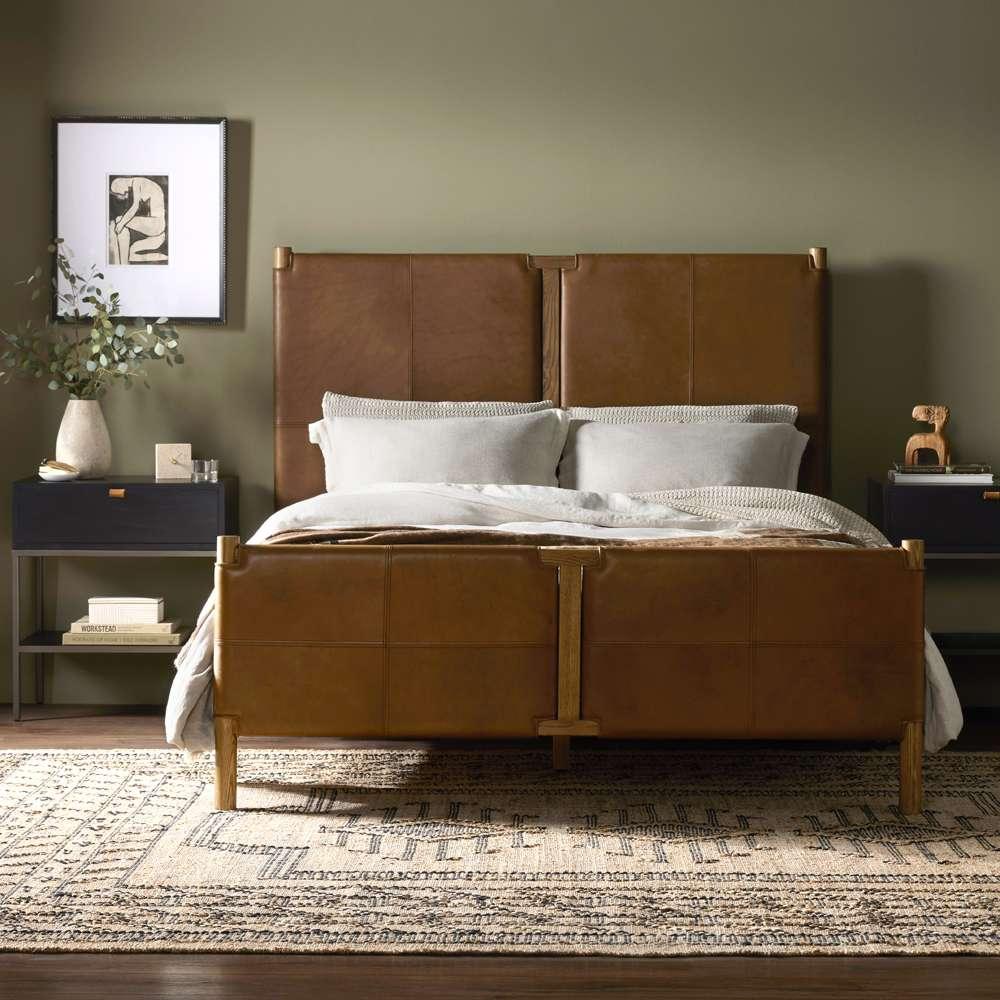 Four Hands - Bolton - Salado Bed-Heirloom Sienna-King - 232834-001 veiw 6
