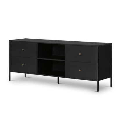 Four Hands - Bolton - Soto Media Console-Black - 228776-001 veiw 1