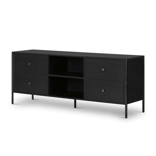 Four Hands - Bolton - Soto Media Console-Black - 228776-001 veiw 1