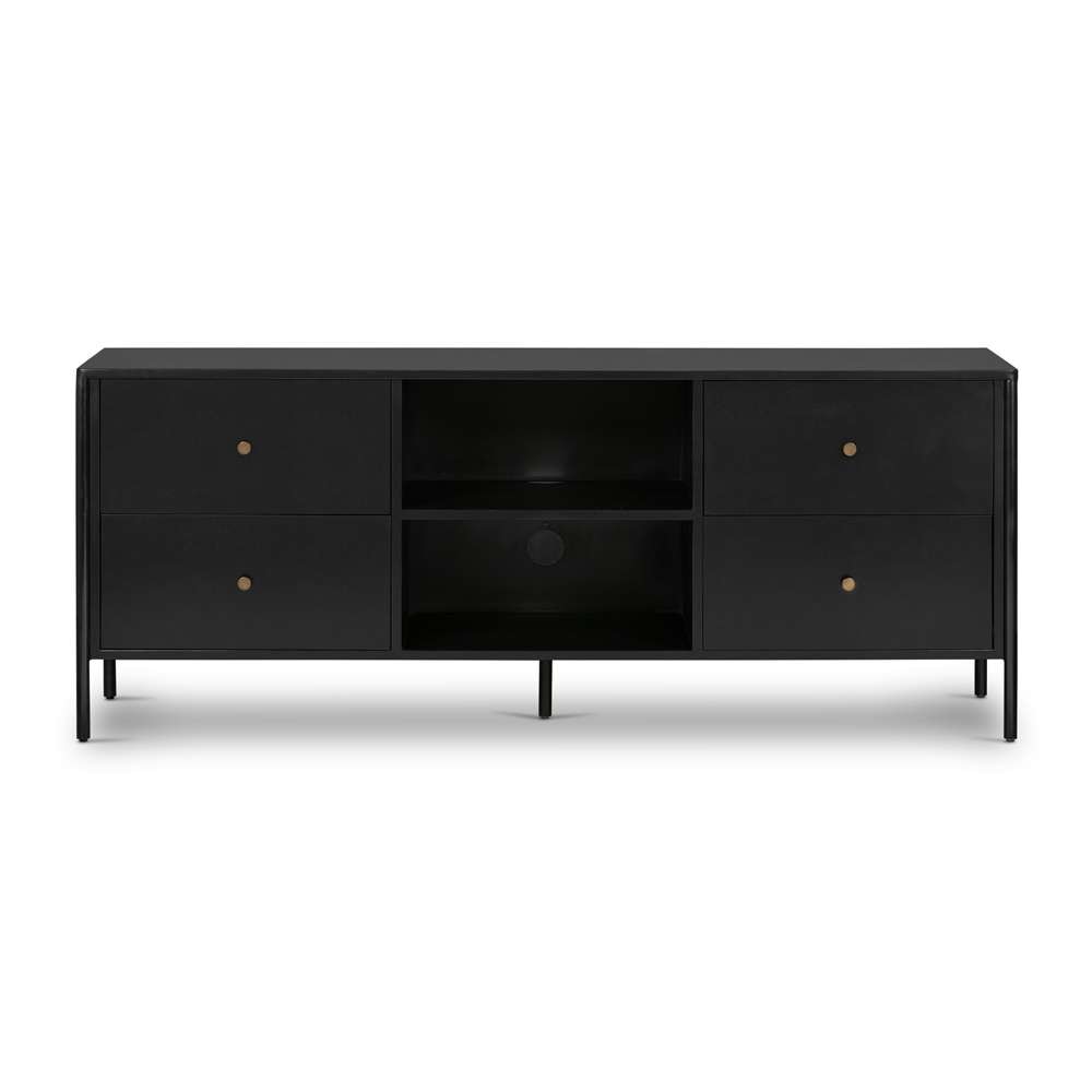 Four Hands - Bolton - Soto Media Console-Black - 228776-001 veiw 5