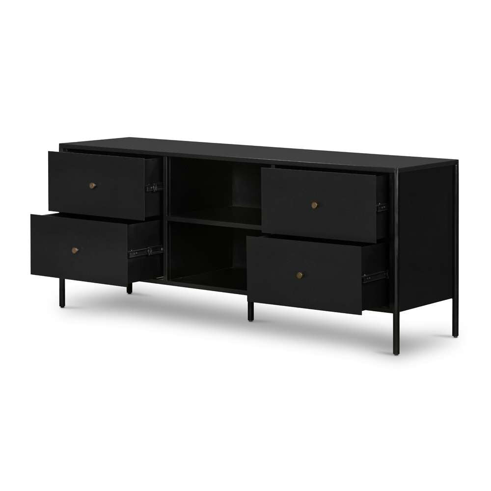 Four Hands - Bolton - Soto Media Console-Black - 228776-001 veiw 6