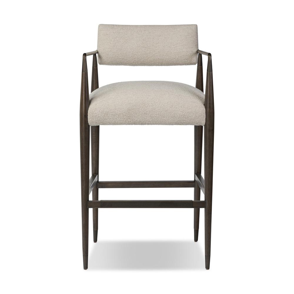 Four Hands - Bolton - Waldon Bar Stool - Charter Oatmeal - 109270-014 veiw 2