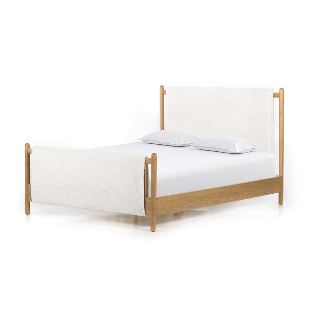 Four Hands - Bowen Bed - Sheepskin Natural - Queen - 226071-002 veiw 1