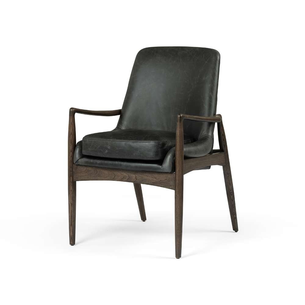 Four Hands - Braden Dining Arm Chair - Durango Smoke - 100075-005 veiw 1
