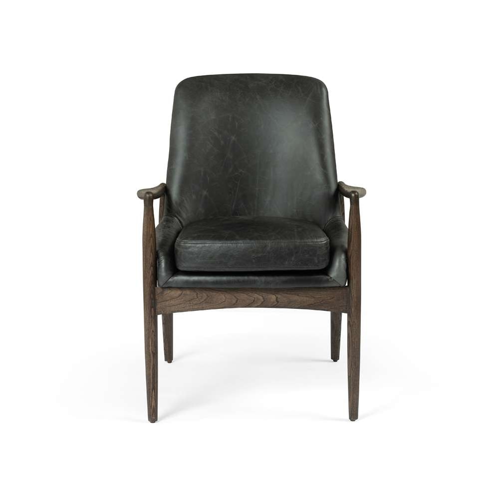Four Hands - Braden Dining Arm Chair - Durango Smoke - 100075-005 veiw 3
